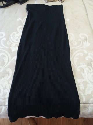 Falda larga Stradivarius