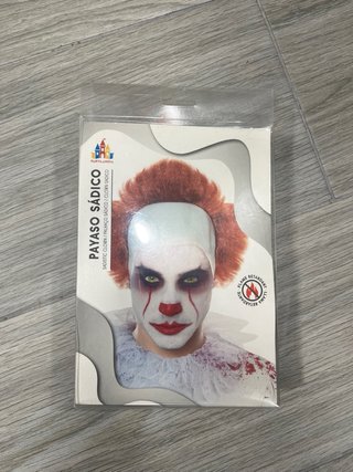 Disfraz Payaso IT Halloween con peluca Talla M-L