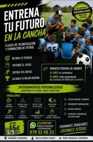 clases de fútbol