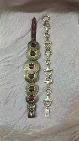 Lote 2 Pulseras Ciclón Vintage