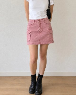Falda rosa cargo Brownie Talla XS