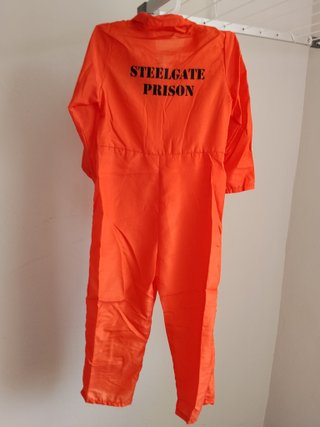 Disfraz de Preso Naranja 5-6 años