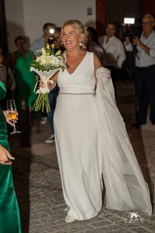 Traje de novia blanco talla 42