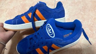 Zapatillas Adidas Campus Azul y Naranja Unisex