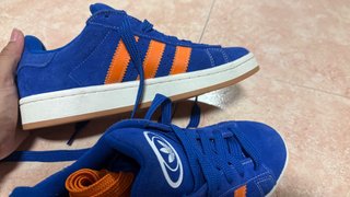 Zapatillas Adidas Campus Azul y Naranja Unisex