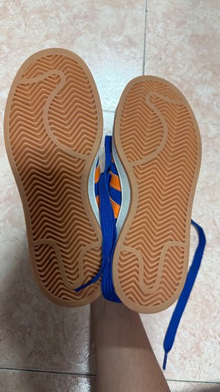 Zapatillas Adidas Campus Azul y Naranja Unisex