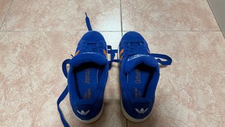 Zapatillas Adidas Campus Azul y Naranja Unisex