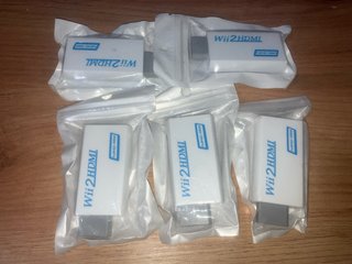 6 Adaptadores Wii2HDMI Full HD 1080p