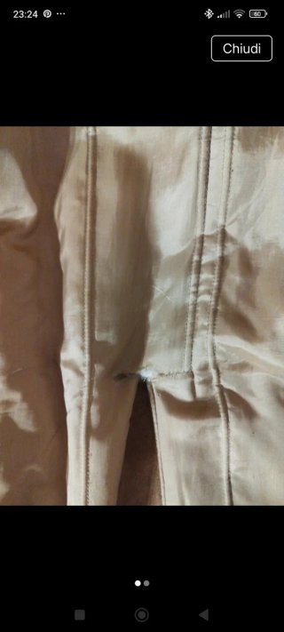 Cappotto scamosciato marrone taglia 42