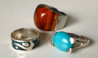 Anillos de Plata y Piedras