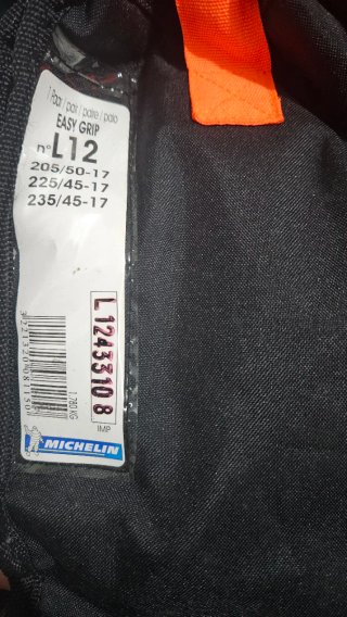 Cadenas Nieve Michelin Easy Grip L12