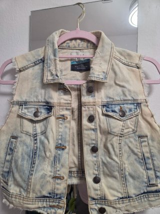 Chaleco Vaquero Zara Talla M