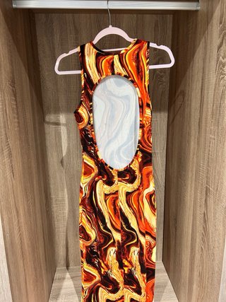 Vestido Estampado Abstracto