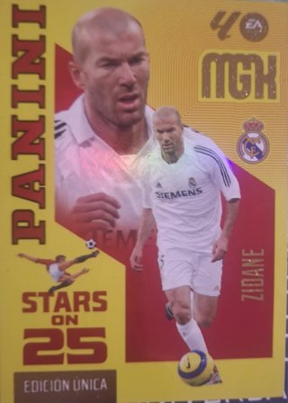 Cromo Panini Megacracks Zidane 26/27