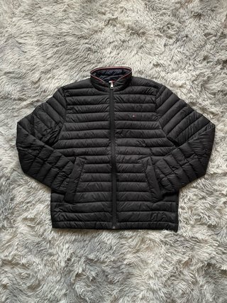 Tommy Hilfiger Puffer Jacket Black Lightweight M