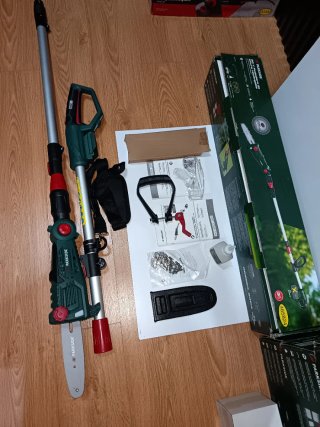 Motosierra altura 20V PARKSIDE BATERÍA Y CARGADOR