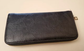 Cartera billetera y monedero negro