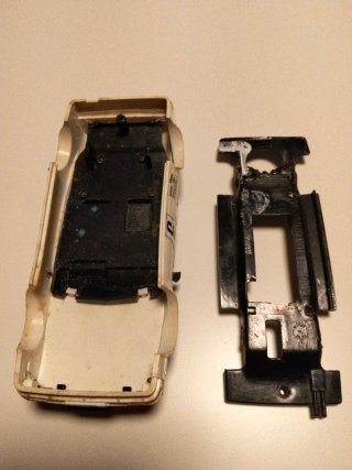 Lote Scalextric slot Exin Audi Quattro +despiece