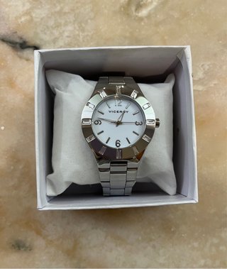 Reloj Viceroy Plata y Blanco