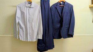 Traje y Camisa Tailerd MANGO Azul