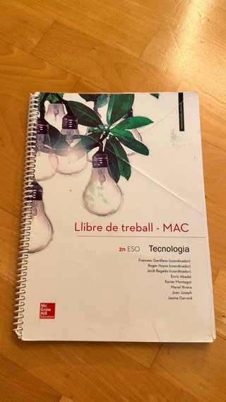 Tecnologia 2, Secundària. Llibre de treball-MAC