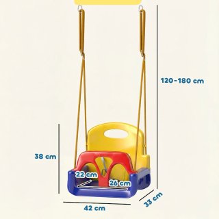 Columpio infantil evolutivo