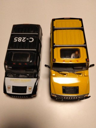 Ninco Raid slot Hummer Amarillo Carrocería Sheriff