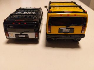 Ninco Raid slot Hummer Amarillo Carrocería Sheriff