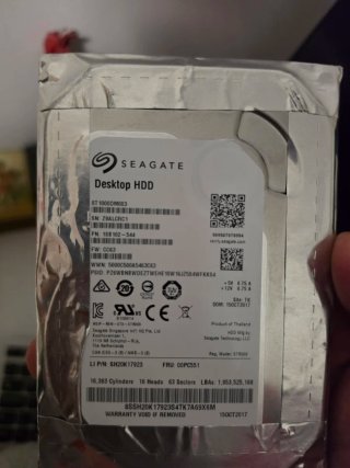 Disco Duro Seagate 1TB Desktop HDD