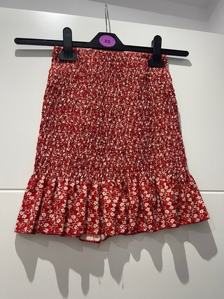 Falda Zara flores XS