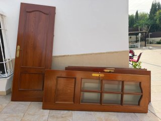 Set de 8 puertas macizas