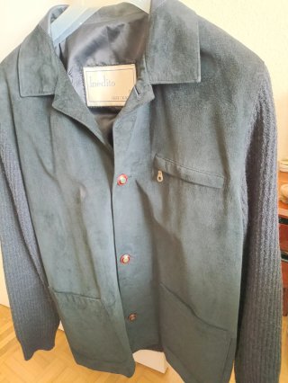 Chaqueta Inedito ante y lana hombre