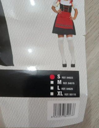 Disfraz mujer tirolesa Fiestas Guirca Talla S