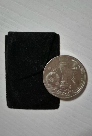 Moneda 50 Pesos México 1986 Copa Mundial