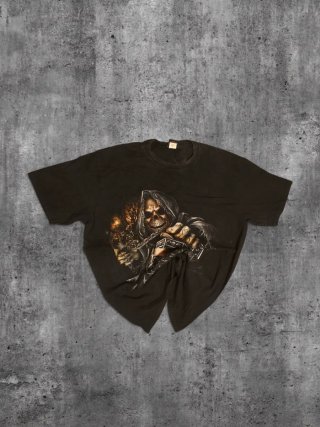 Camiseta Vintage Gráfica Calavera