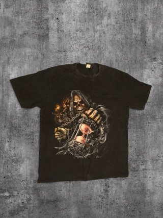 Camiseta Vintage Gráfica Calavera