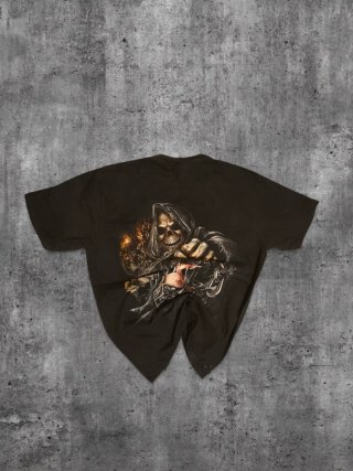 Camiseta Vintage Gráfica Calavera