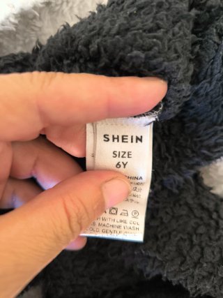 Camisola Panda Shein 6 anos