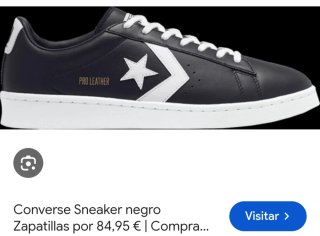 Converse Pro Leather Sneakers Negras
