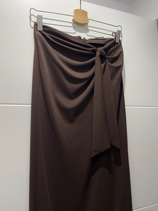 Falda Zara Nudo Talla S