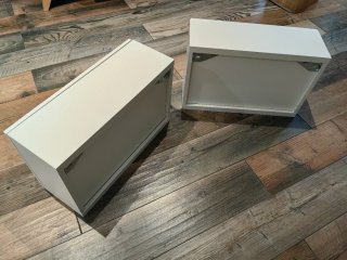 2 Vetrine IKEA Besta Bianche