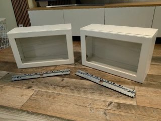 2 Vetrine IKEA Besta Bianche