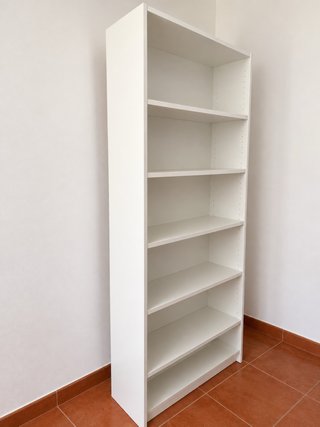 Estantería alta blanca 200x80cm