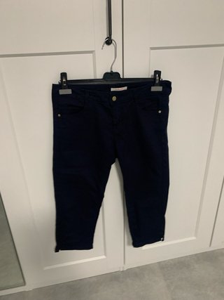 Pantalón pirata Camaieu azul talla 40