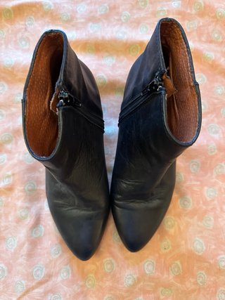 Botines de Piel Negros Talla 37