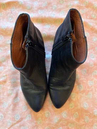 Botines de Piel Negros Talla 37