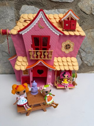 Casita Lalaloopsy con 3 muñecas y accesorios