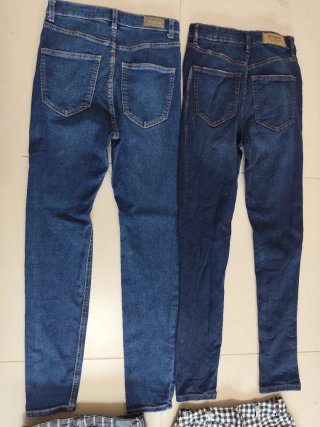 4 Calças de Ganga - Cintura Alta - Skinny Fit (S)