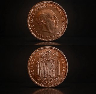 Moneda 5 Pesetas 1949