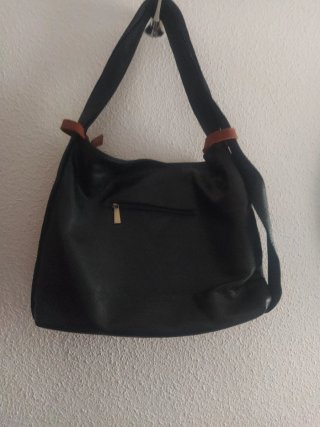 Bolso Grande Negro y Marrón